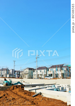 街の建設現場 街の建設現場 86586565