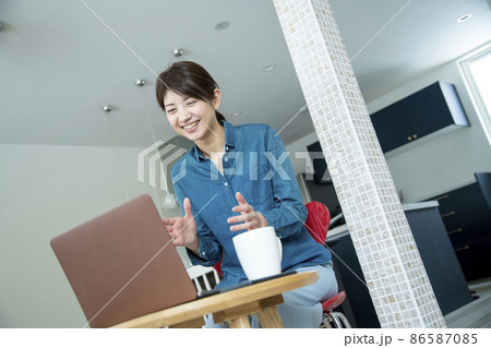 テレワーク 86587085