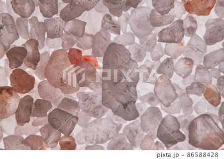 Crystals of pink Himalayan salt. High quality photo 86588428
