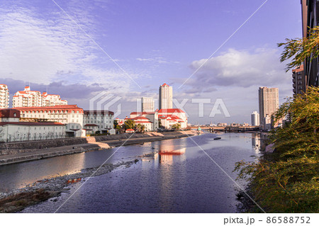 観光ダム 夕景 観光ダム 夕景 86588752