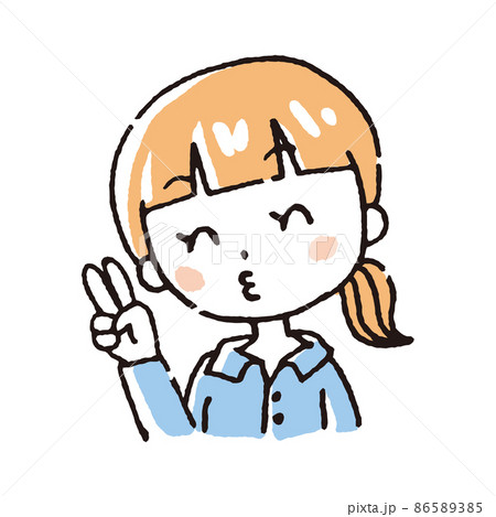 女の子 86589385