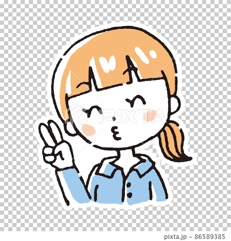 女の子 86589385