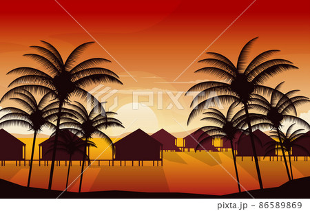 Sunrise Maldives Summer Holiday Beach Sea Island Vacation Travel View 86589869