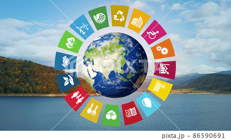 持続可能な開発目標　SDGs　サステナブル 86590691