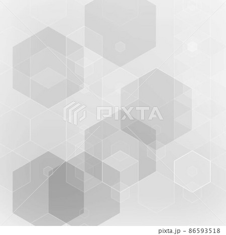 Abstract gray hexagon background. modern illustration. eps 10 Abstract gray hexagon background. modern illustration. eps 10 86593518