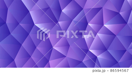 Gradient low poly vector background in very peri, color of the year Gradient low poly vector background in very peri, color of the year 86594567
