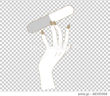 指甲護理歸檔插圖以塑造 86595008