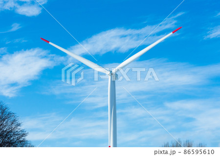 風力発電の風車 86595610