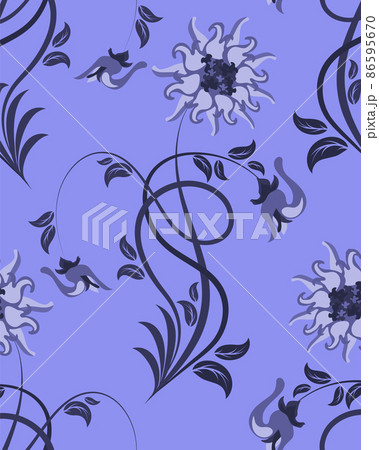 Seamless Floral Pattern 86595670