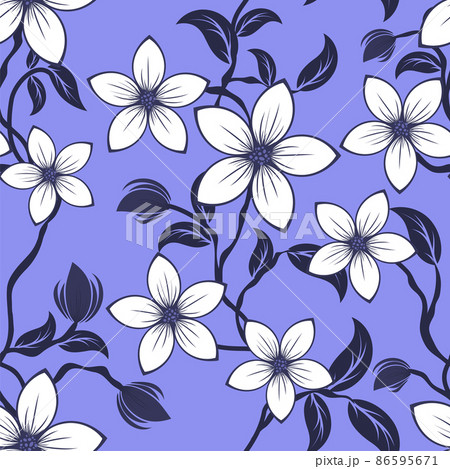 Seamless Floral Pattern 86595671