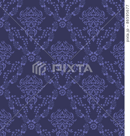 Damask Seamless Pattern 86595677