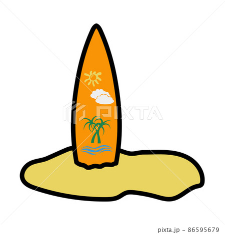 Icon Of Surfboard 86595679