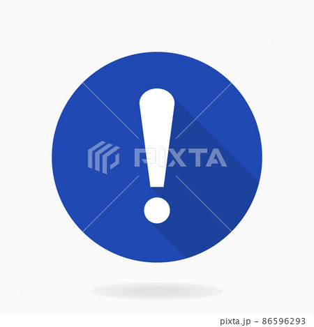 Fine Exclamation Icon 86596293