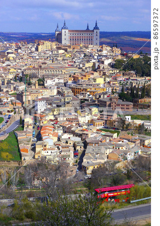 Cityview and Alcazar, Toledo, Spain 86597372