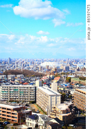 名古屋市、ナゴヤドームとその周辺の風景 名古屋市、ナゴヤドームとその周辺の風景 86597475