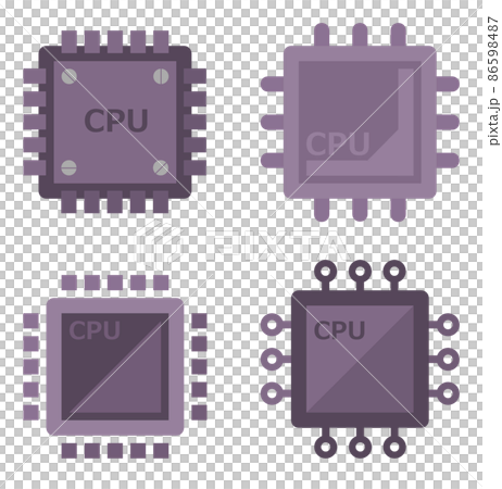 Illustrations by type of electronic circuits used in electronic devices 86598487