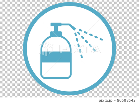 Infection control icon disinfection Infection control icon disinfection 86598542