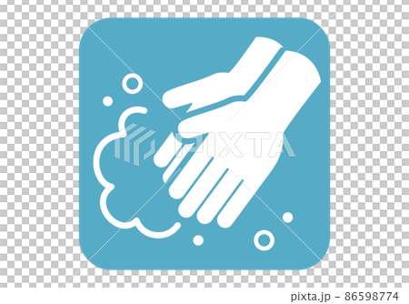 Infection control icon Hand wash Infection control icon Hand wash 86598774