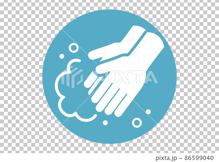 Infection control icon Hand wash 86599040