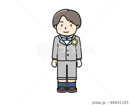 正装した男の子のイラスト 正装した男の子のイラスト 86602185