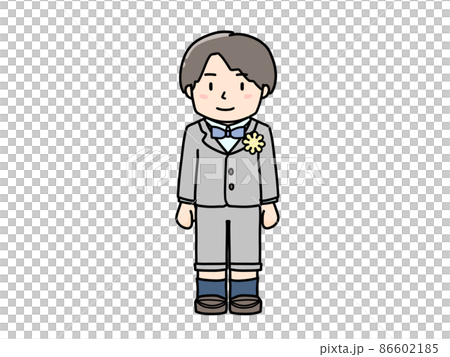 正装した男の子のイラスト 正装した男の子のイラスト 86602185