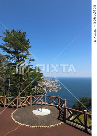 岩手　普代　黒崎展望台カリヨンの鐘 86602458