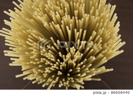 bundle of pasta straws macro photo from the end bundle of pasta straws macro photo from the end 86608440