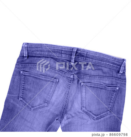 Cotton jeans in color of 2022 very peri 86609798