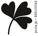 Three leaf clover icon 86610584