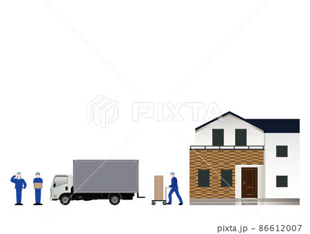 引っ越しとトラック 86612007