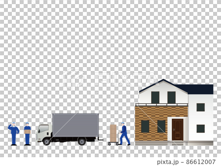 引っ越しとトラック 86612007