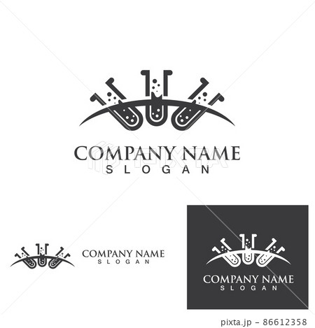 Lab icon template vector illustration 86612358