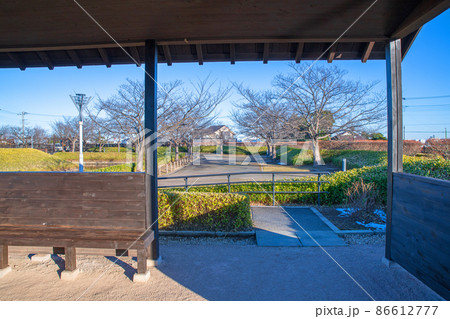 真冬の難波田城公園 あずまやから曲輪3方面 富士見市 真冬の難波田城公園 あずまやから曲輪3方面 富士見市 86612777