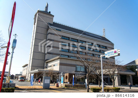 碧南市役所　碧南市　愛知県　東海　中部　東海地方　役所　快晴　建築　公共　自治体 86614316