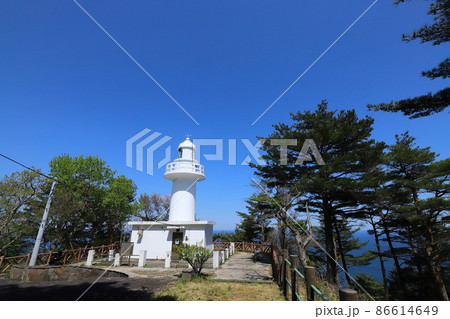 岩手　普代　陸中黒埼灯台 86614649