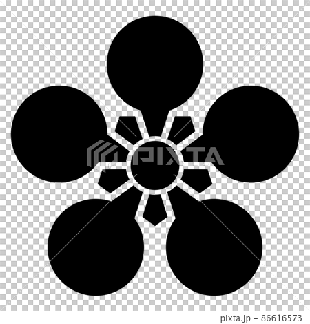It is the family crest of Toshiie Maeda, Keiji, and Toshika. It is called Kaga Umebachi. 86616573