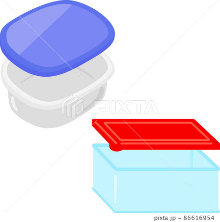 空っぽのタッパーウェア、食品保存容器 空っぽのタッパーウェア、食品保存容器 86616954