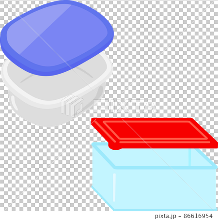 空っぽのタッパーウェア、食品保存容器 空っぽのタッパーウェア、食品保存容器 86616954