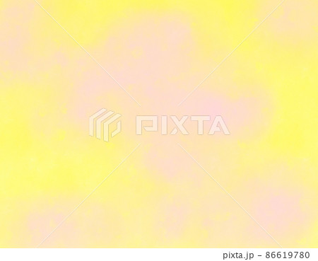 背景-水彩風-テクスチャ-春-黄色 86619780