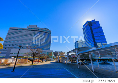 東京 江東区有明の都市風景 東京ベイ有明ワシントンホテルと有明フロンティアビル 東京 江東区有明の都市風景 東京ベイ有明ワシントンホテルと有明フロンティアビル 86619854