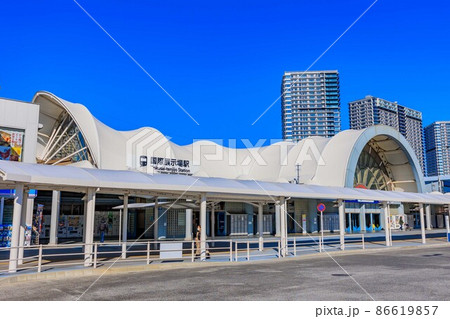 東京　江東区有明の都市風景　国際展示場駅 86619857