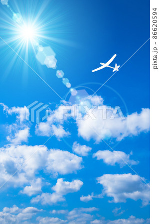 青空に紙飛行機 青空に紙飛行機 86620594