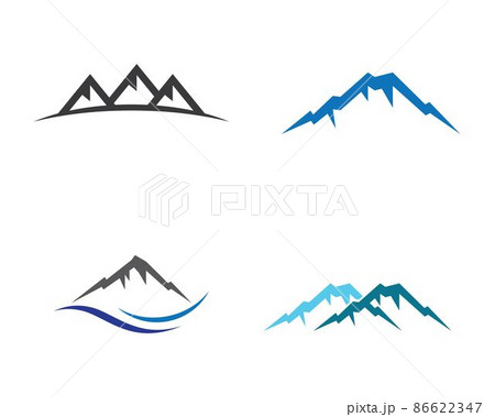 Mountain vector icon 86622347