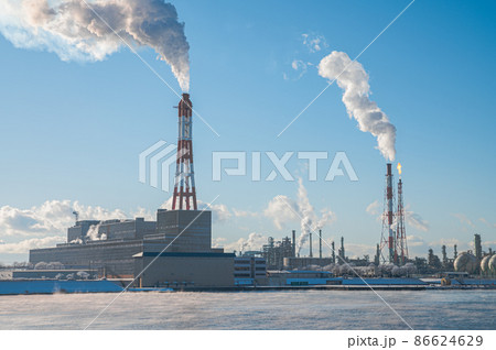 苫小牧の工場風景 86624629