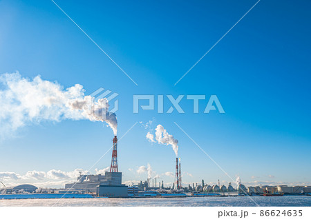 苫小牧の工場風景 86624635