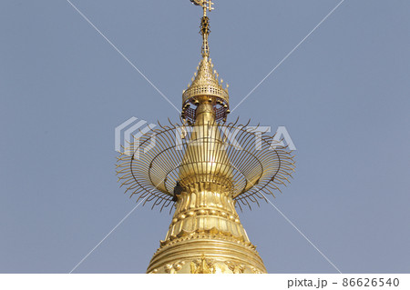 Buddhist temple complex Shwedagon is a historical symbol of Buddhism, Myanmar Buddhist temple complex Shwedagon is a historical symbol of Buddhism, Myanmar 86626540
