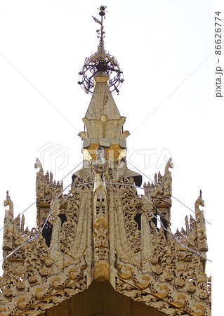 Buddhist temple complex Shwedagon is a historical symbol of Buddhism, Myanmar Buddhist temple complex Shwedagon is a historical symbol of Buddhism, Myanmar 86626774