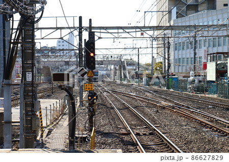 出発信号機 閉塞信号機 色灯式信号機 進行信号/注意信号/停止信号 出発信号機 閉塞信号機 色灯式信号機 進行信号/注意信号/停止信号 86627829