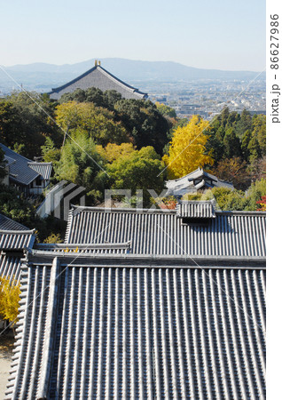 東大寺　二月堂からの風景　奈良市 86627986