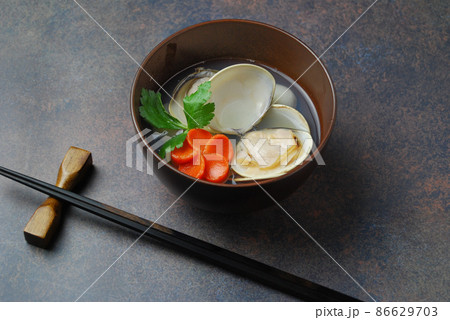 はまぐりのお吸い物 はまぐりのお吸い物 86629703